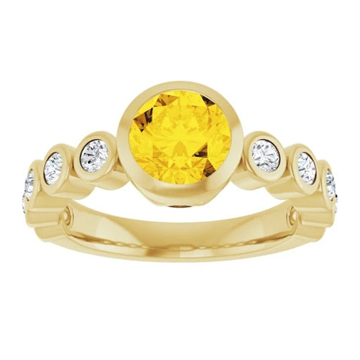 Yellow Sapphire Gold Ring
