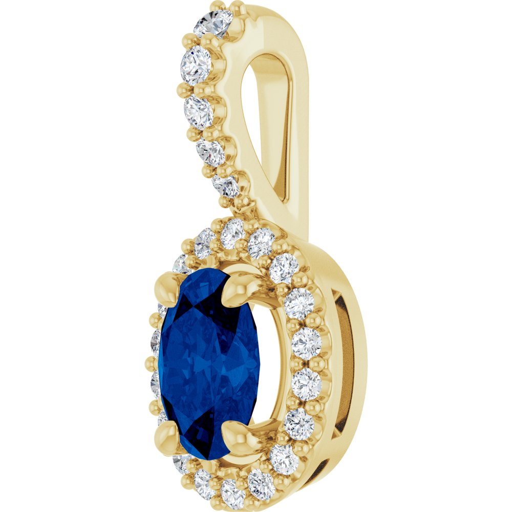 Blue Sapphire Pendant