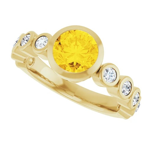 Yellow Sapphire Gold Ring