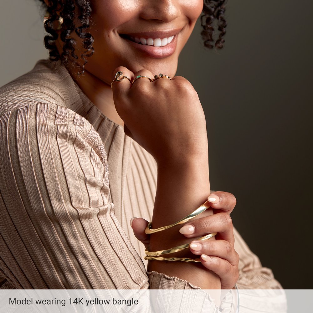 14K Gold Twisted Bracelet