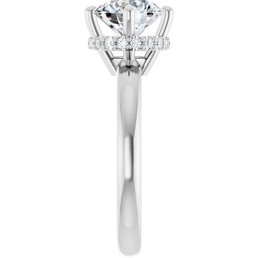 Rhodium Plated Ring