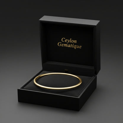 14K Yellow 3 mm Bangle