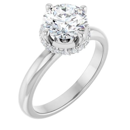 Rhodium Plated Ring