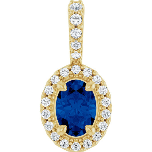 Blue Sapphire Pendant