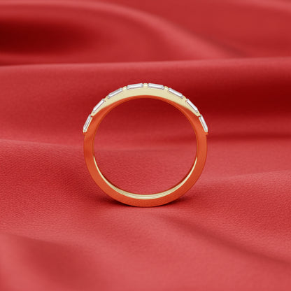 14K Yellow Diamond Anniversary Band