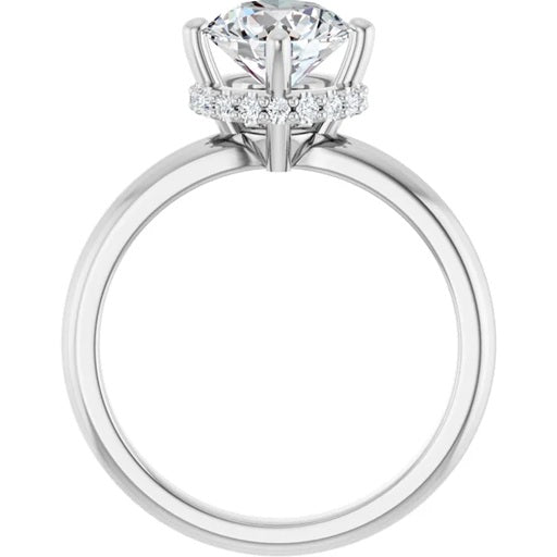 Rhodium Plated Ring