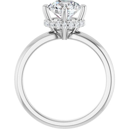 Rhodium Plated Ring