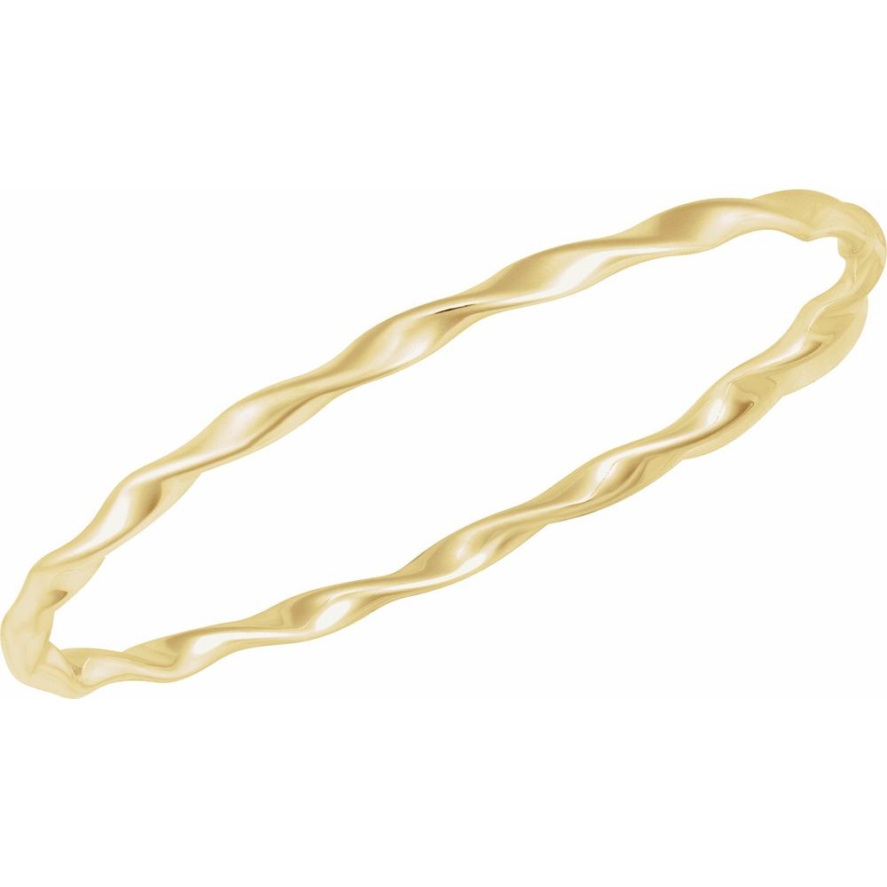 14K Gold Twisted Bracelet
