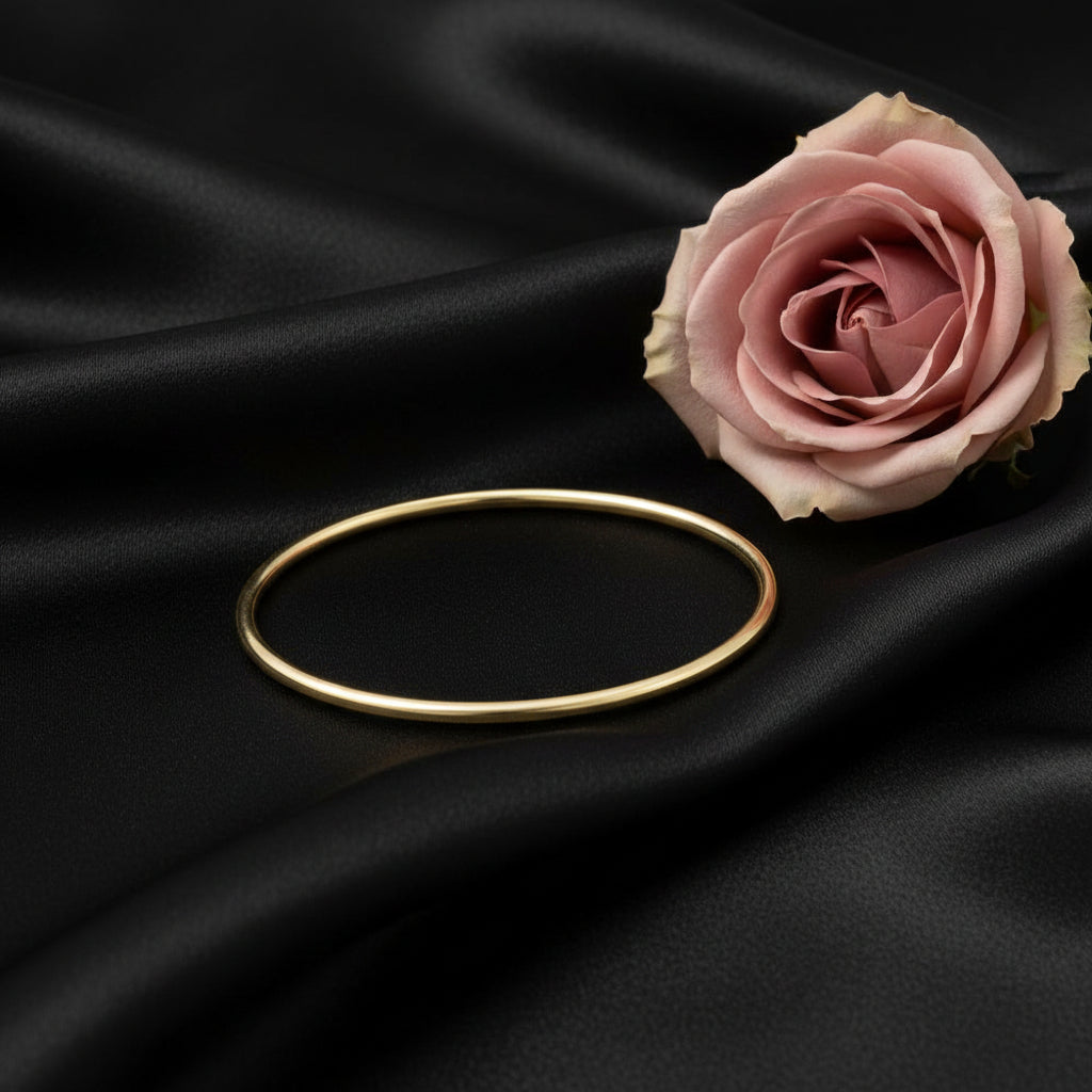 14K Yellow 3 mm Bangle