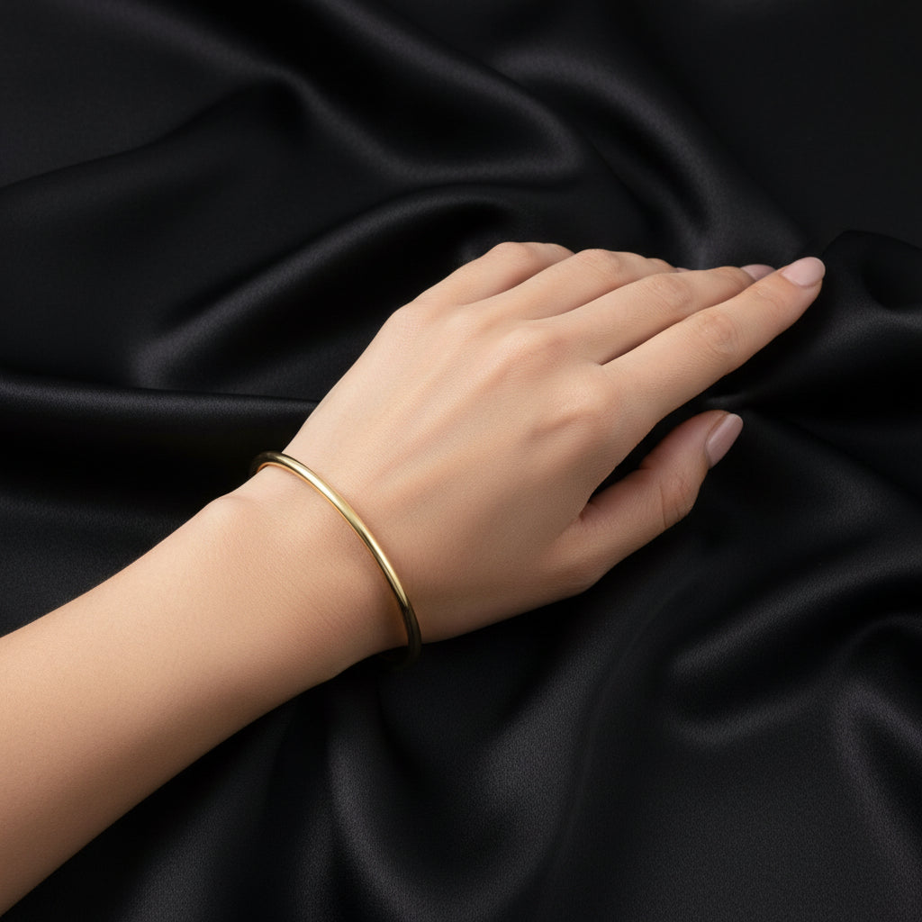 14K Yellow 3 mm Bangle