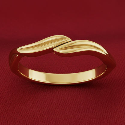 14K Yellow Stackable Ring