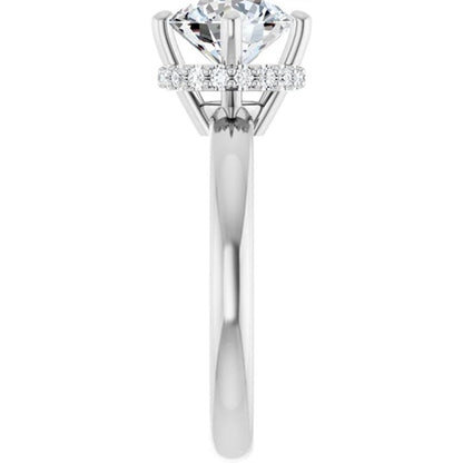 Rhodium Plated Ring