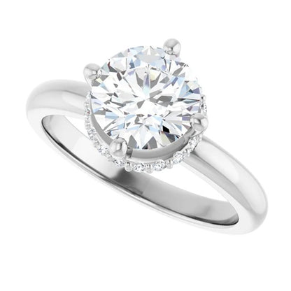 Rhodium Plated Ring