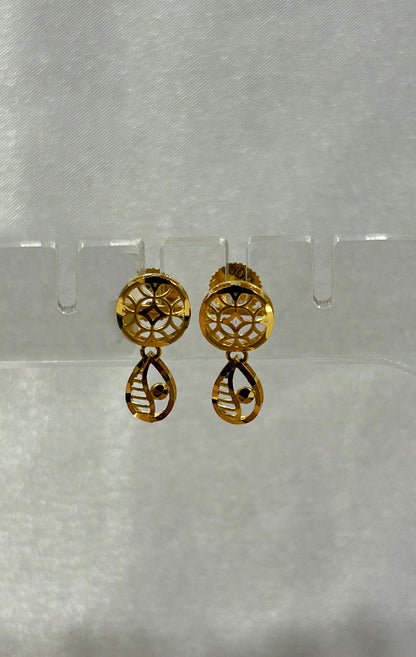22k Yellow Gold Earrings