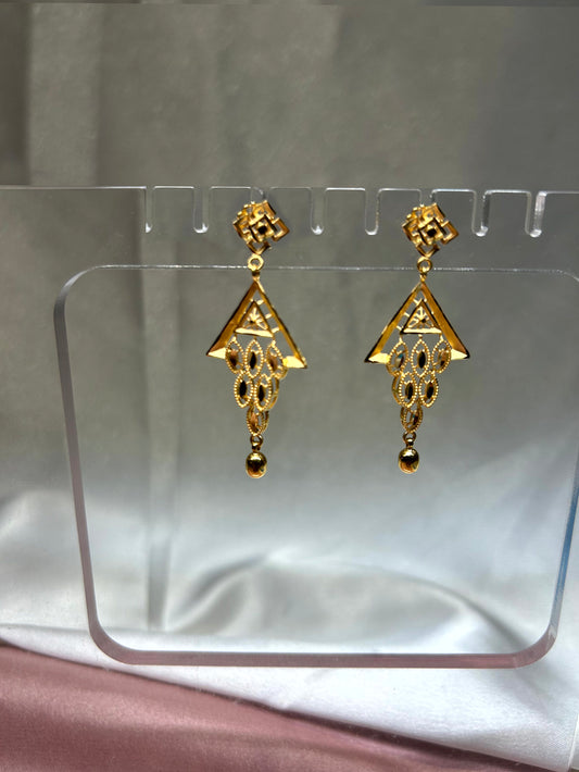 22k Yellow Gold Earrings