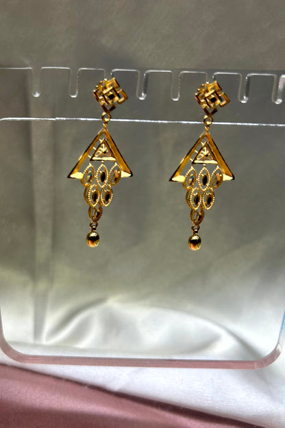 22k Yellow Gold Earrings