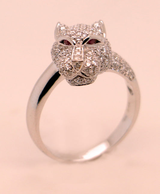 18k White Gold Diamond Ring