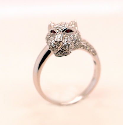 18k White Gold Diamond Ring