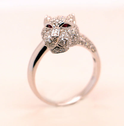 18k White Gold Diamond Ring