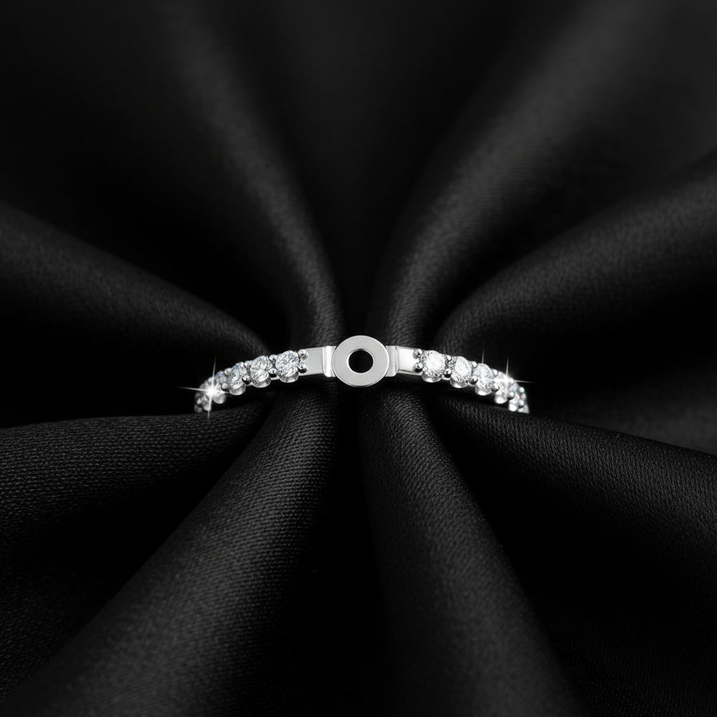 14K White Gold 1/4 CTW Lab-Grown Diamond Peg Shank